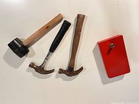 Three hammers and locked red box overview