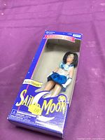 Front of boxed Sailor Mercury doll