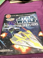 Front cover showing Klutz Star Wars Folded Flyers title and artwork