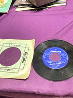 Record with sleeve overview