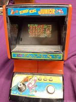 Front view showing screen area and upper decal