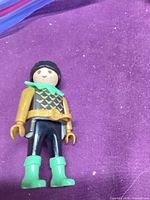 Front view of Playmobil knight figure