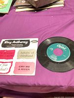 Front of picture sleeve and vinyl record