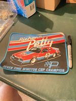 Front view showing full Richard Petty graphic and colors
