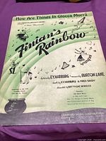 Front cover of sheet music showing title, musical, composer, publisher