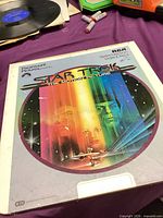 Front of RCA SelectaVision CED caddy with Star Trek: The Motion Picture artwork