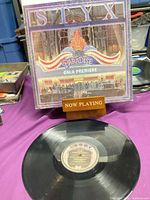 LP on table with Gala Premiere sleeve behind