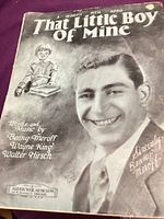 Front cover showing title, composers, publisher and portrait illustration