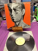 Front sleeve with record displayed