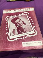 Front cover of sheet music