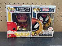 Front view of both boxed figures