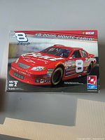 Box front showing AMT #8 2005 Monte Carlo Budweiser model kit