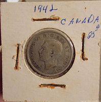 Obverse showing George VI portrait and date