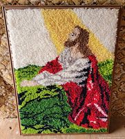 Front view of latch hook picture showing full artwork and colors
