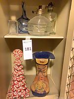 Shelf view showing all six items