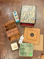 Group shot of all six items laid out