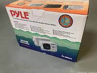 Front of sealed Pyle PLMR24 speaker system box