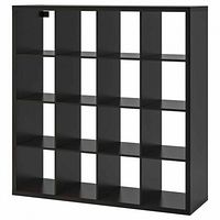 Stock image of assembled 16-cubby Expedit unit