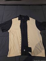Front view showing full shirt layout and color pattern