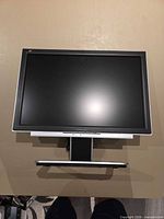 Front view of ViewSonic 20-inch LCD monitor on stand