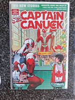 Front cover of bagged Captain Canuck 2014 Summer Special comic