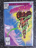 Front cover of Daredevil #190 bagged and boarded