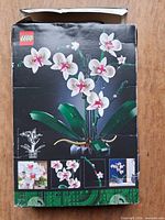 Front of original LEGO Orchid box showing completed model image