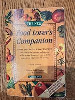 Front cover of The New Food Lover's Companion showing title, authors, edition, publisher