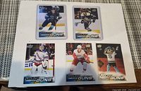 All five Young Guns cards displayed on white background