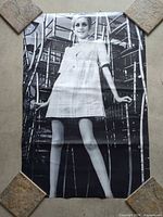 Full view of the unfolded poster showing entire image and size perspective