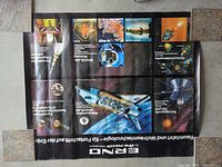 Full poster view showing layout, fold lines and size reference