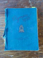 Front cover of Olympia 1936 photobook