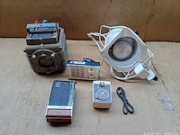 Group shot of all six items in lot