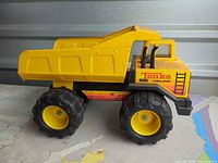Right side view of Tonka Turbo-Diesel dump truck