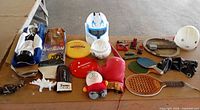 Overview of entire lot on table