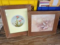 Both framed prints side by side showing overall appearance and frame style