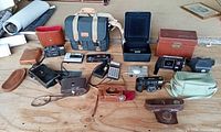 All items laid out together on table