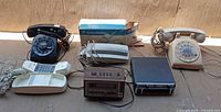 Overview of all phones, clock radio and car stereo