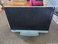 Front view of Vizio 32" LCD TV on stand