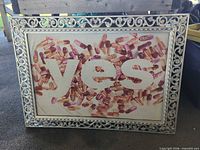 Full framed canvas print showing entire artwork and ornate frame