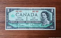 Front of 1967 Centennial $1 note
