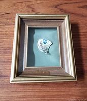 Framed shell artwork overall view