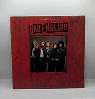 Front of sleeve showing title and band photo