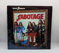 Front cover of Black Sabbath Sabotage LP