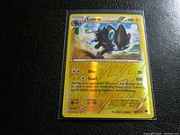 Front of Luxray reverse holo card in sleeve