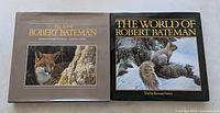Front view of both Robert Bateman hardcover books