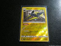 Front of Vikavolt 52/149 reverse holo card in sleeve