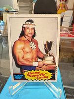 Front of Jimmy "Superfly" Snuka WWF O-Pee-Chee card