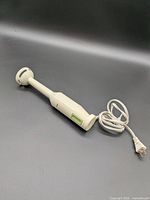 Full view of Braun immersion blender with cord