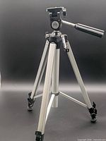 Full view of Exelas tripod standing with legs extended